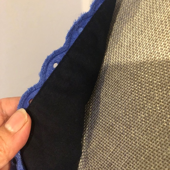 Tommy Hilfiger blue dress Size 18 in cotton with eyelet - Picture 6 of 12